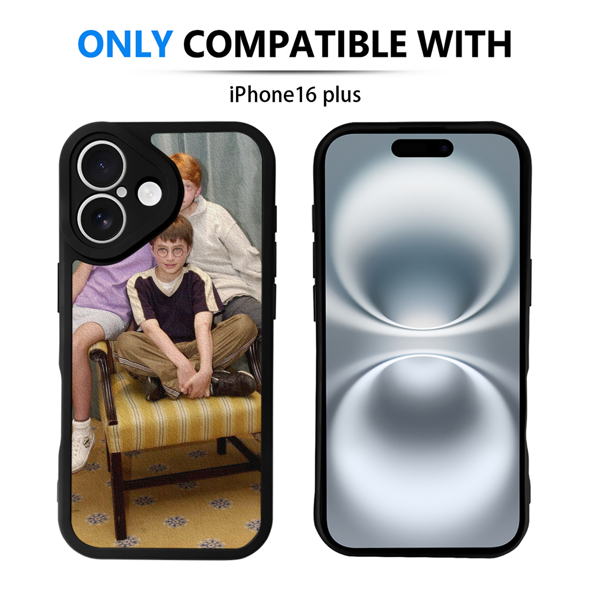 （画像用） Harry Potter ハリー・ポッターシリーズ 【iPhone 16シリーズ対応】シリコンスマホケース（レザー調） 材質：シリコン